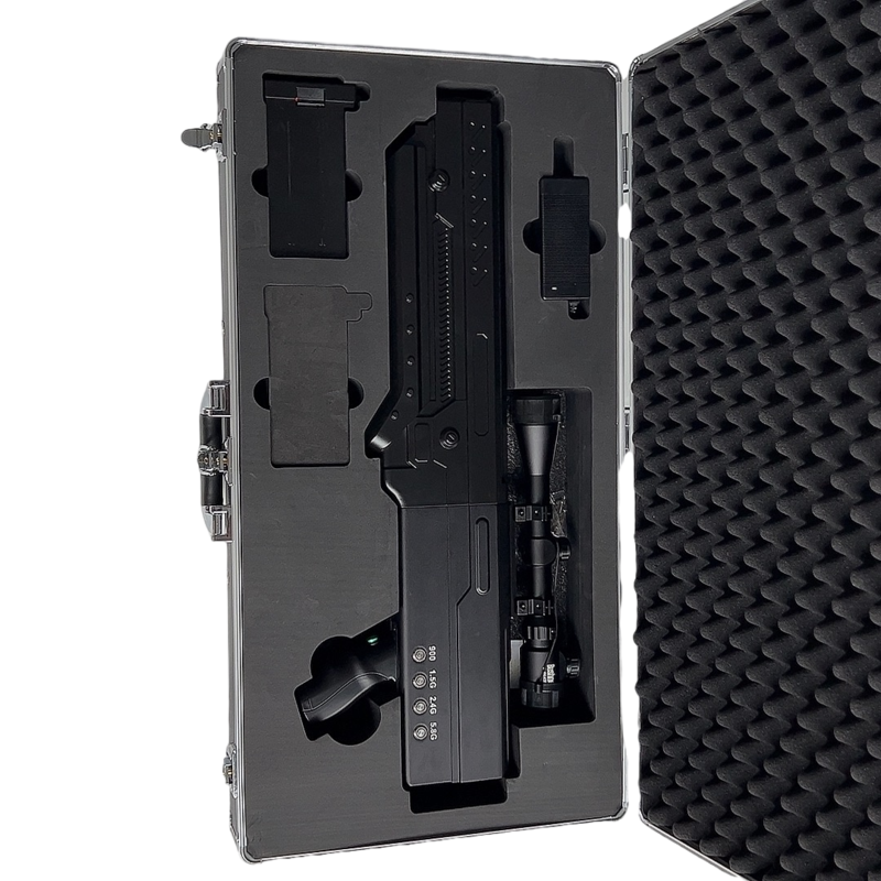  点军手持便携式枪型低空防御反制四通道B型